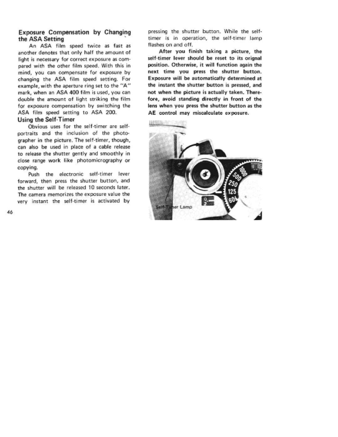 Canon AE-1 specifications 