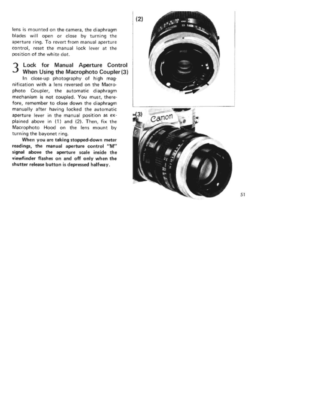 Canon AE-1 specifications 