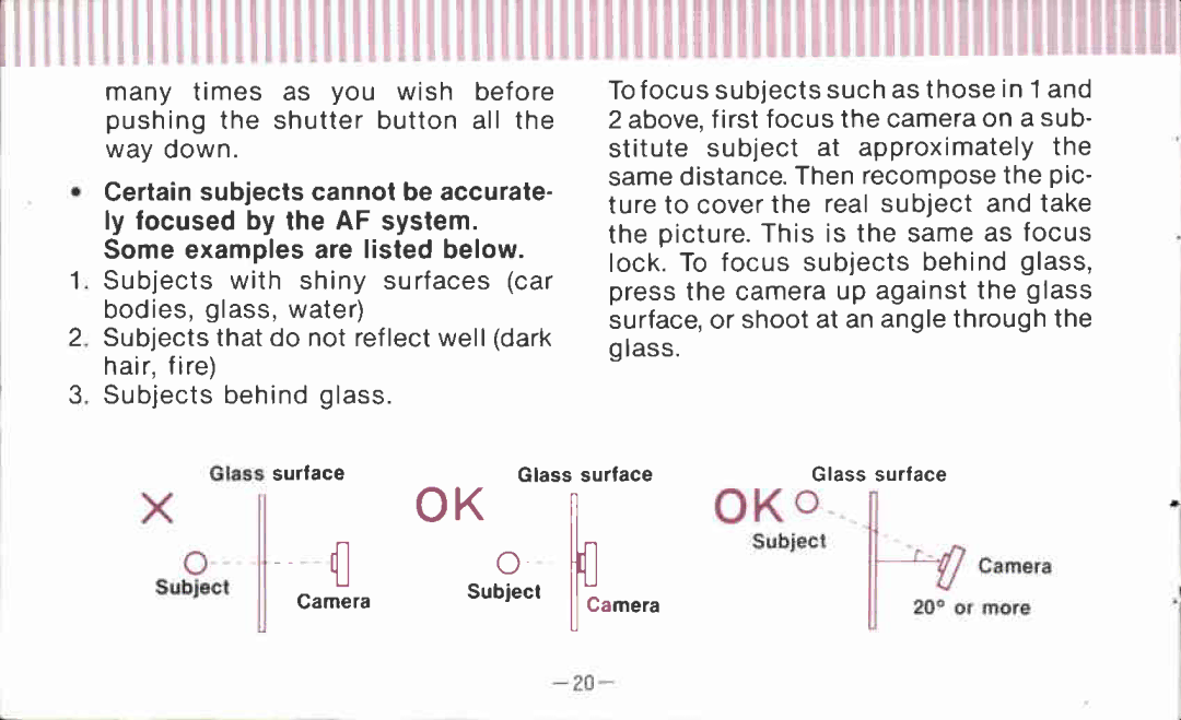 Canon AF 35 J manual 