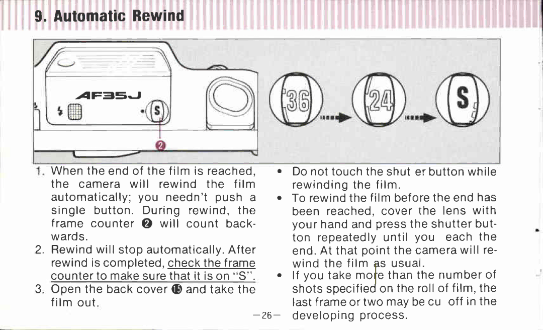 Canon AF 35 J manual 