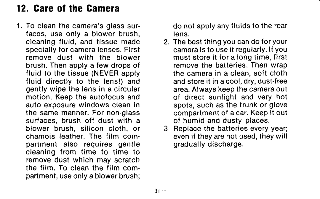 Canon AF 35 J manual 