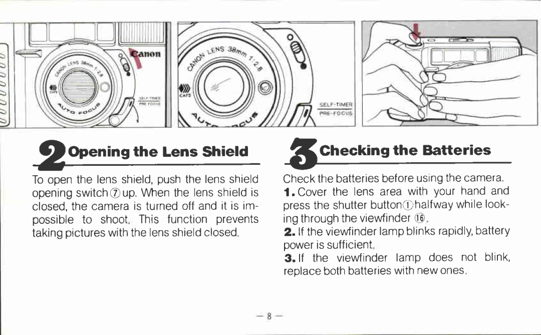 Canon AF35MII manual 