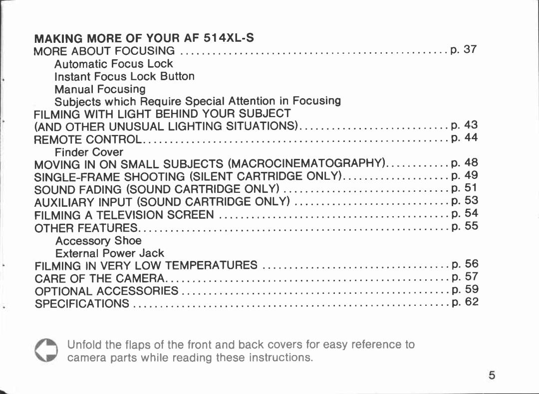 Canon AF514XL-S manual 