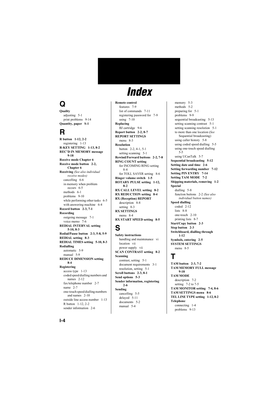 Canon B140, B120, B115 manual System Settings 