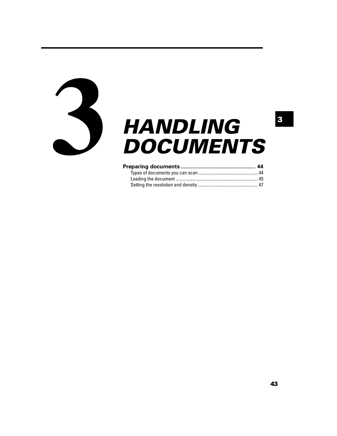 Canon B640 manual Handling 3 Documents 