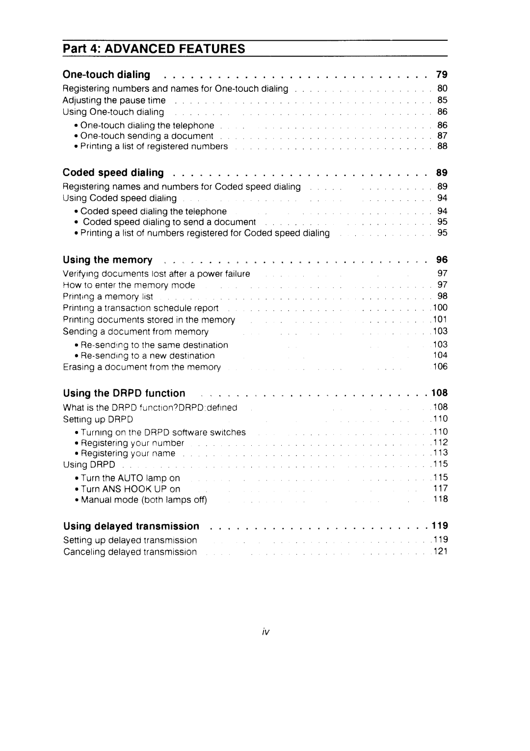 Canon B75 manual PaTt4 Advancedfeatures, One-touchdialing, Usingthememory 