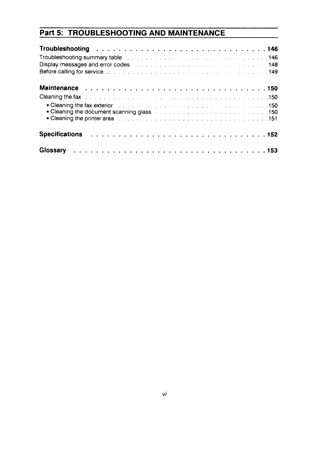 Canon B75 manual PaTt5 Troubleshootingand Maintenance, Glossary 