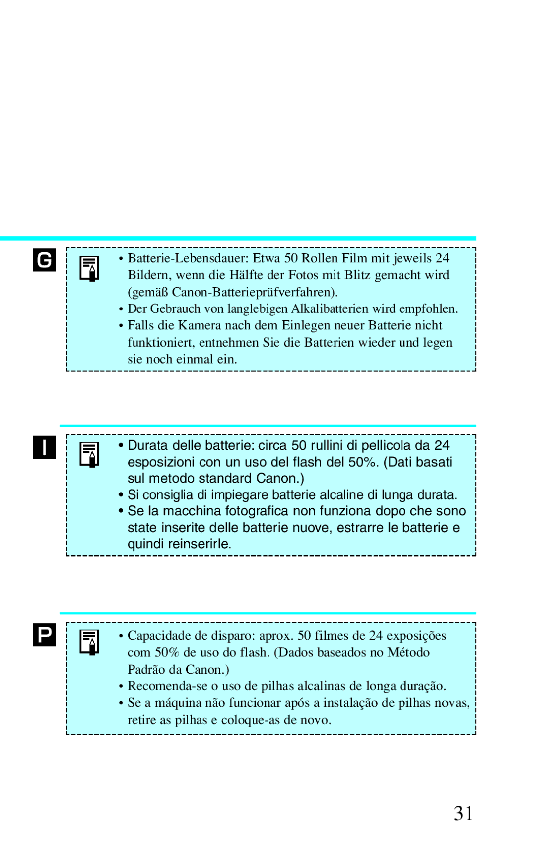 Canon BF-8 manual 