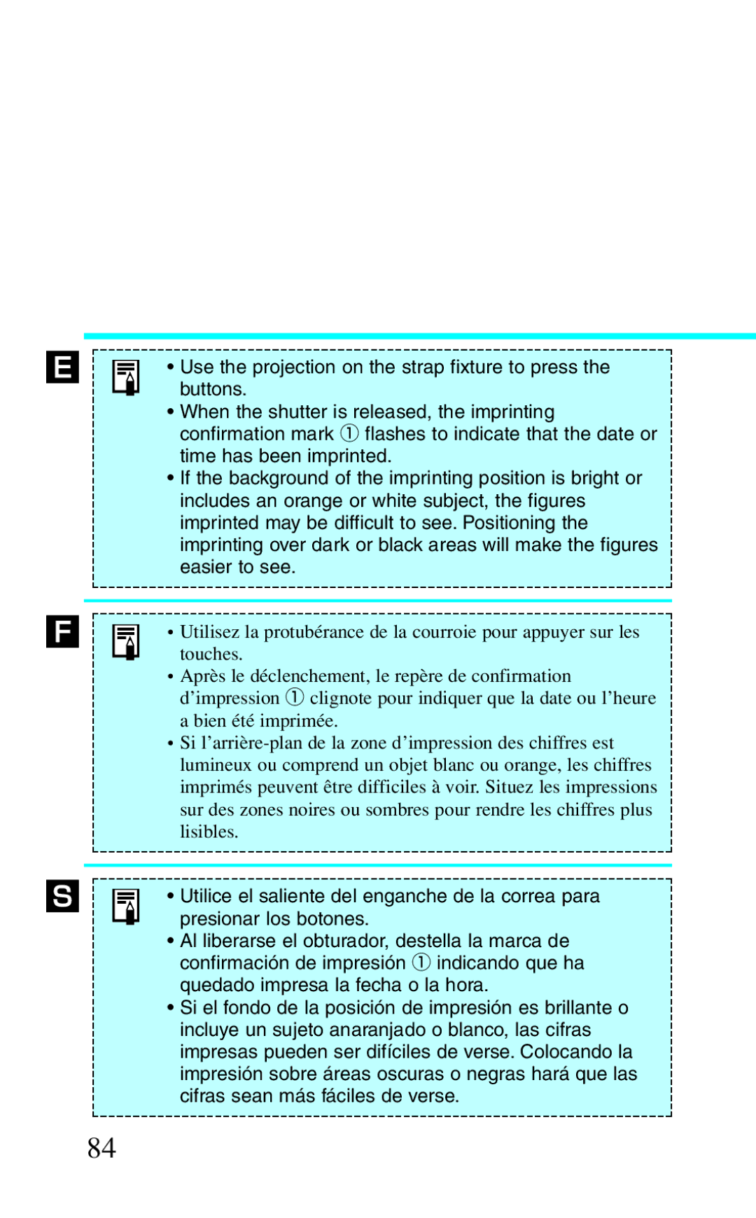 Canon BF-8 manual 