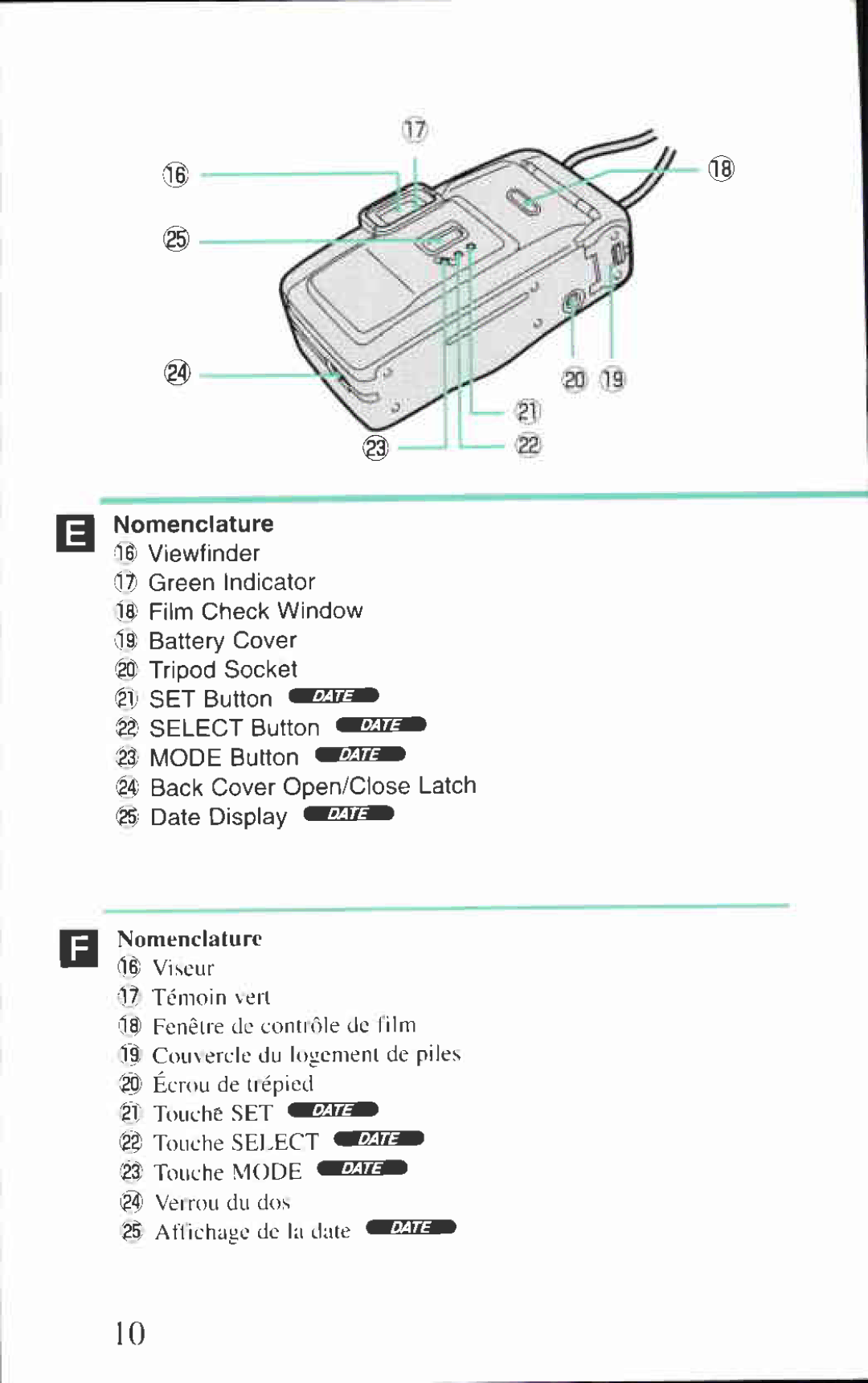 Canon BF-80 manual 