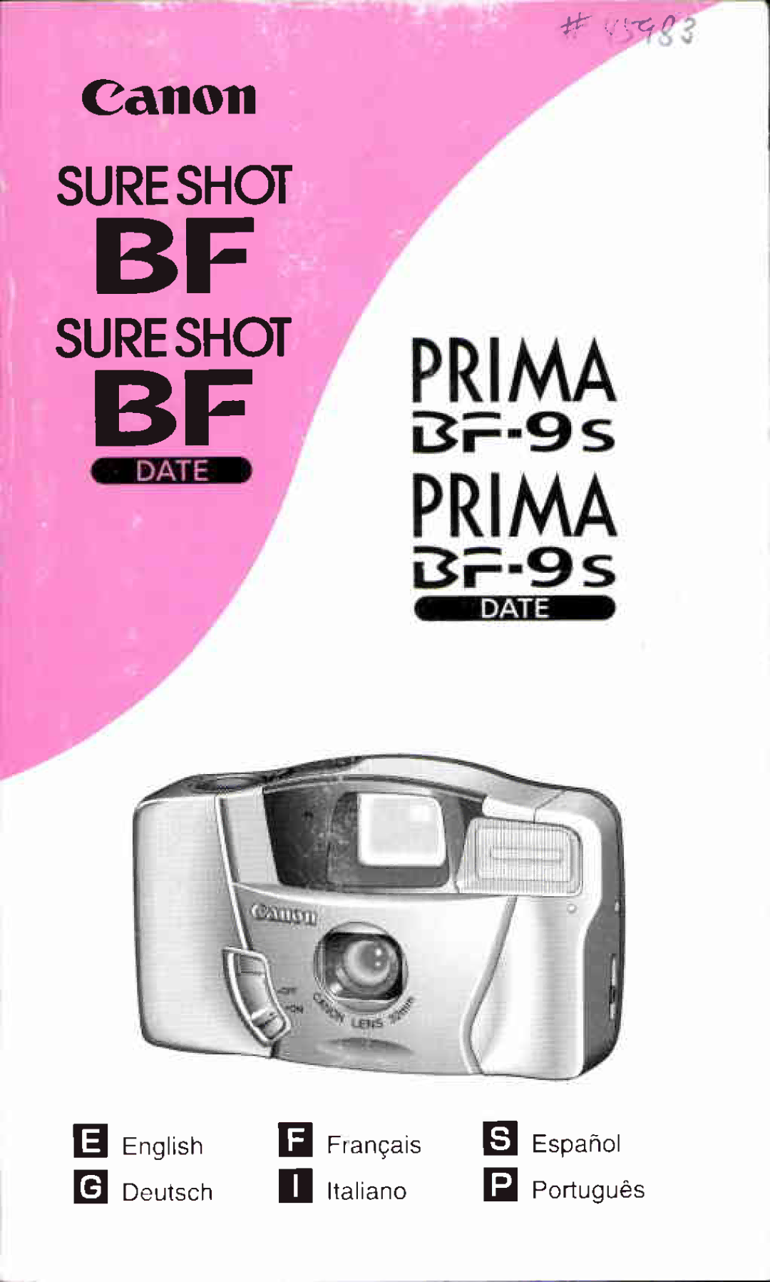 Canon BF-9S manual 