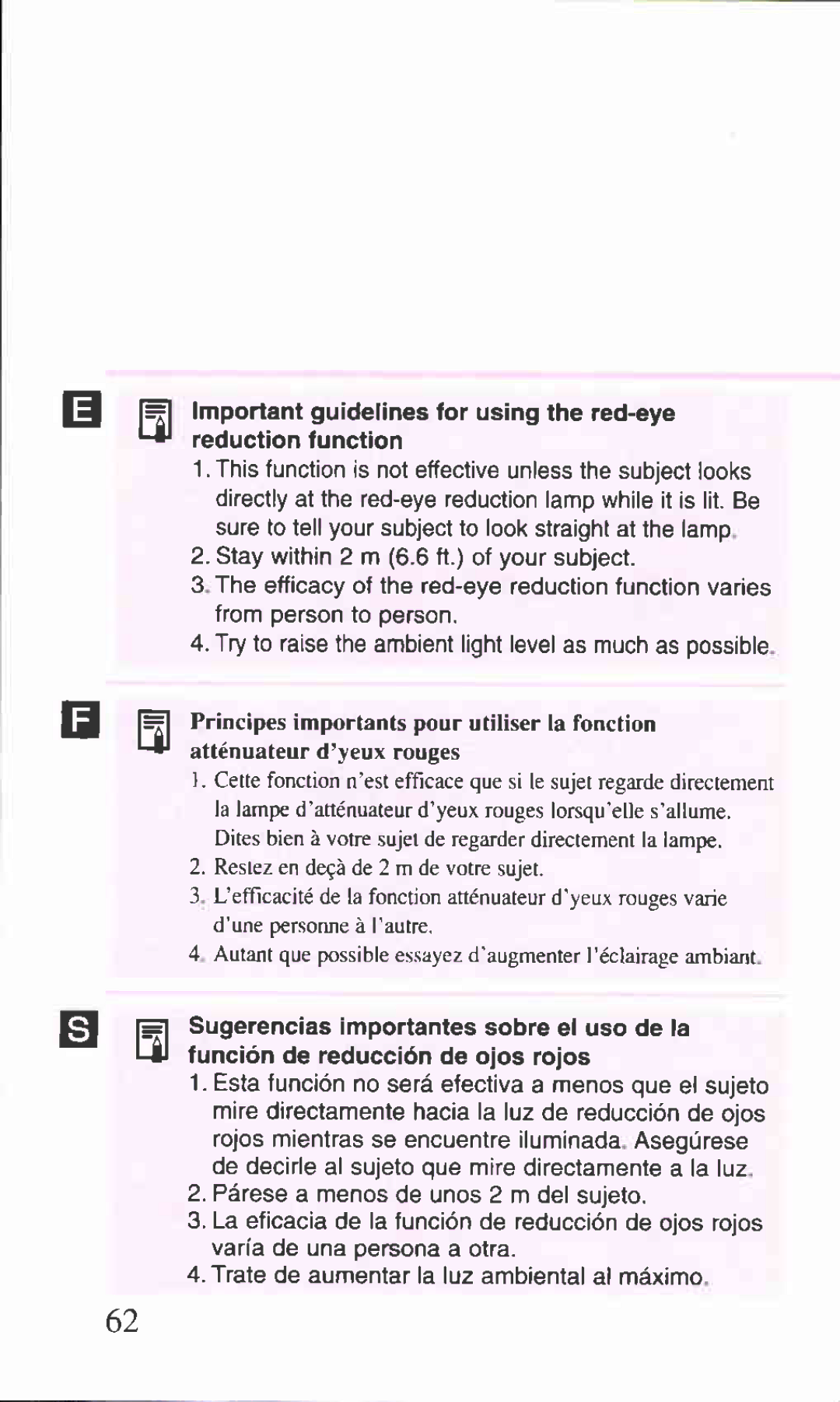 Canon BF-9S manual 