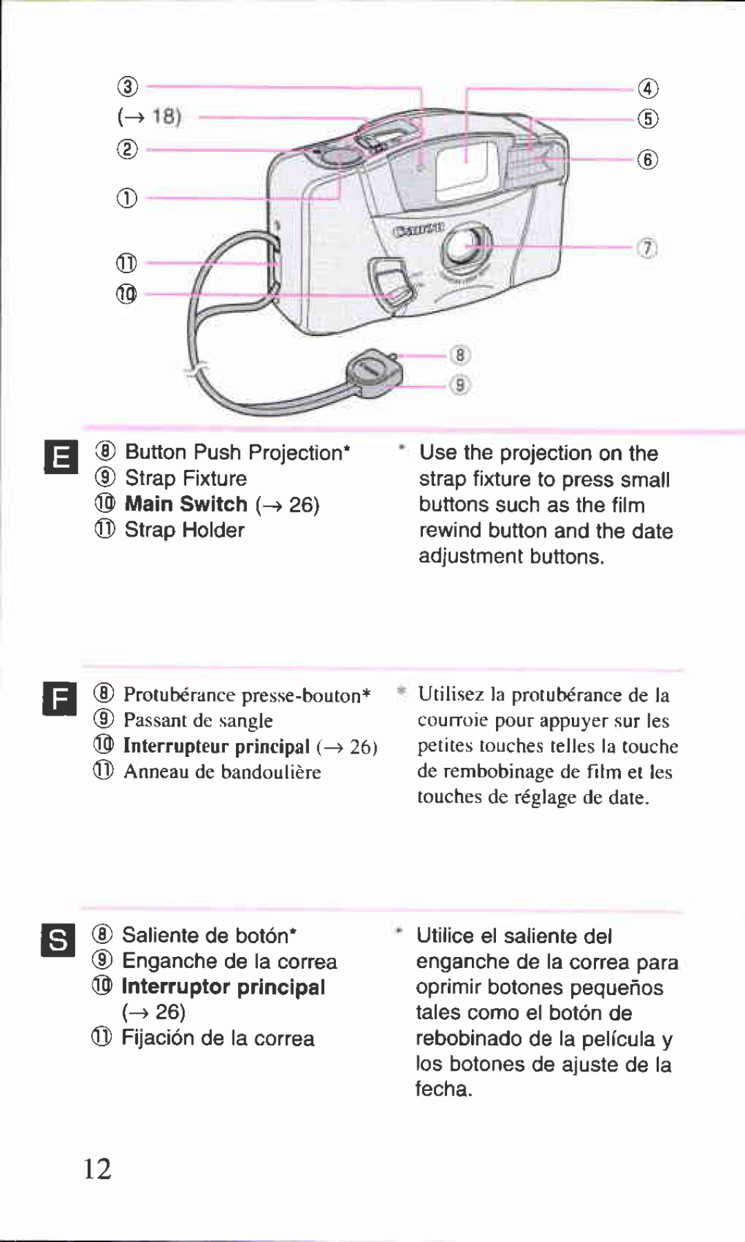 Canon BF-9S manual 