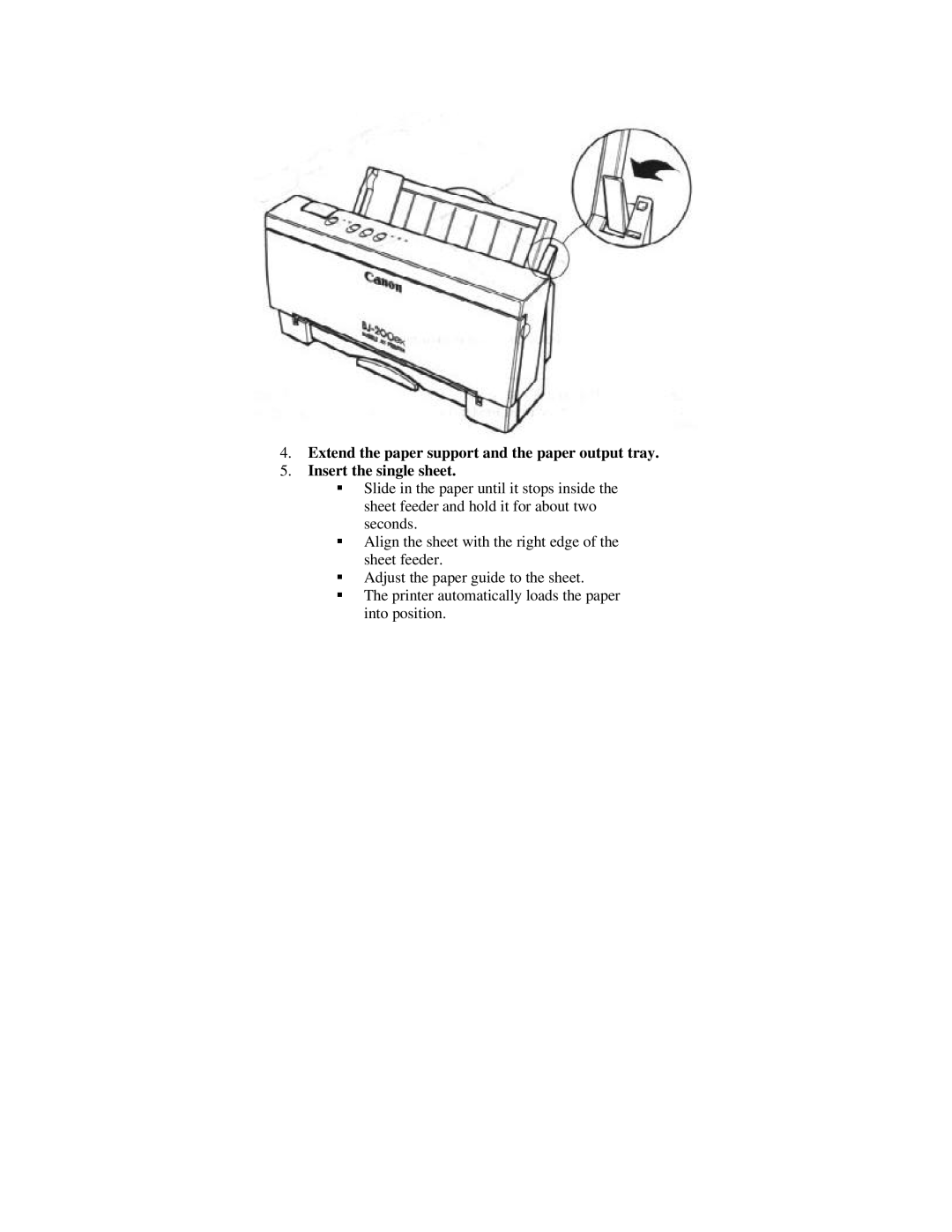 Canon BJ-200ex manual 