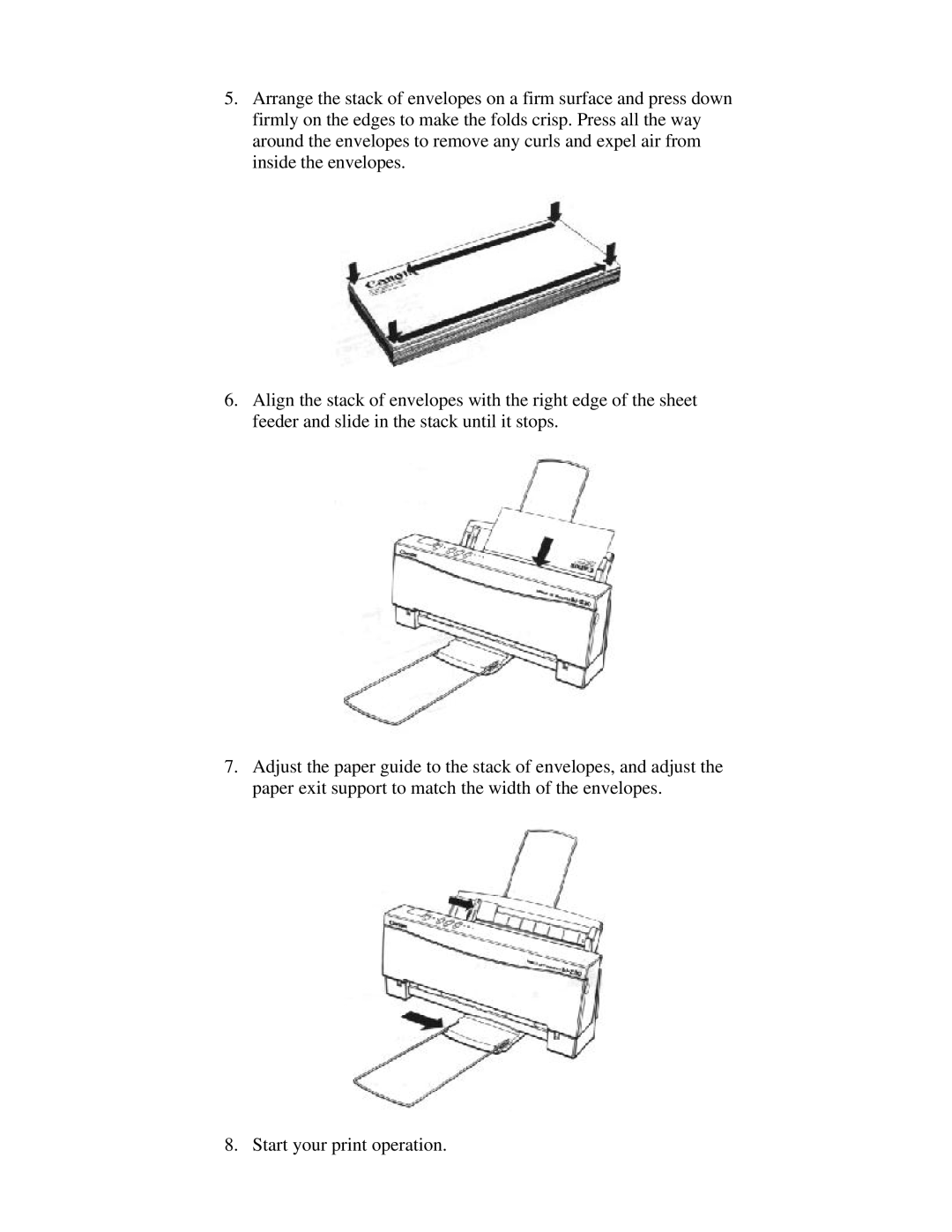 Canon BJ-230 user manual 