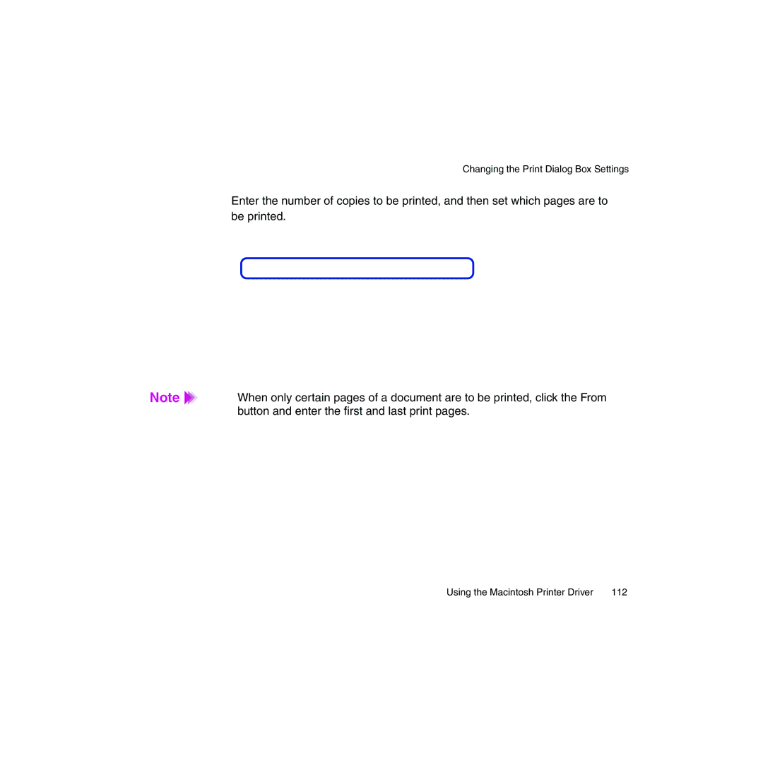 Canon BJC-2100 user manual Changing the Print Dialog Box Settings 