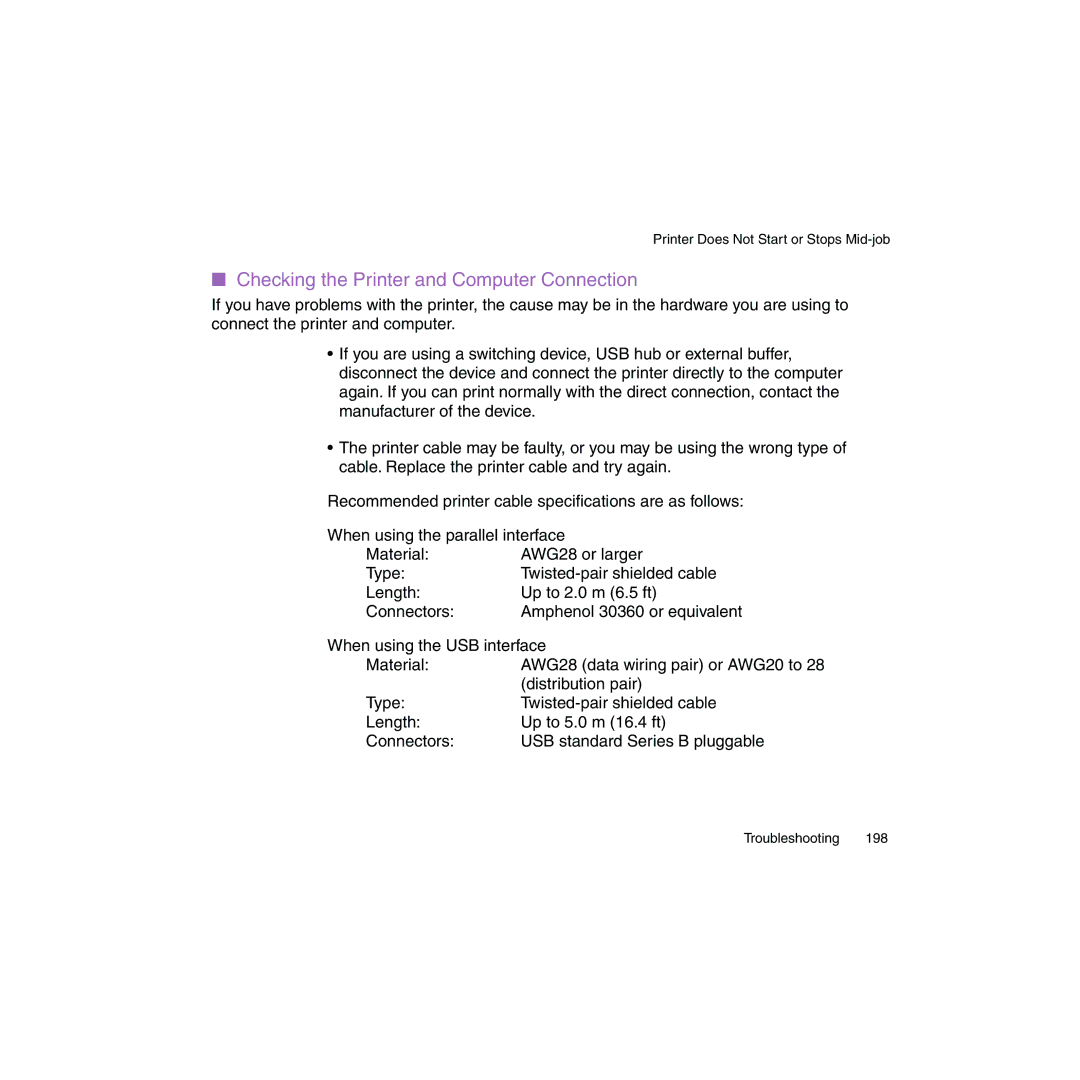 Canon BJC-2100 user manual Checking the Printer and Computer Connection 