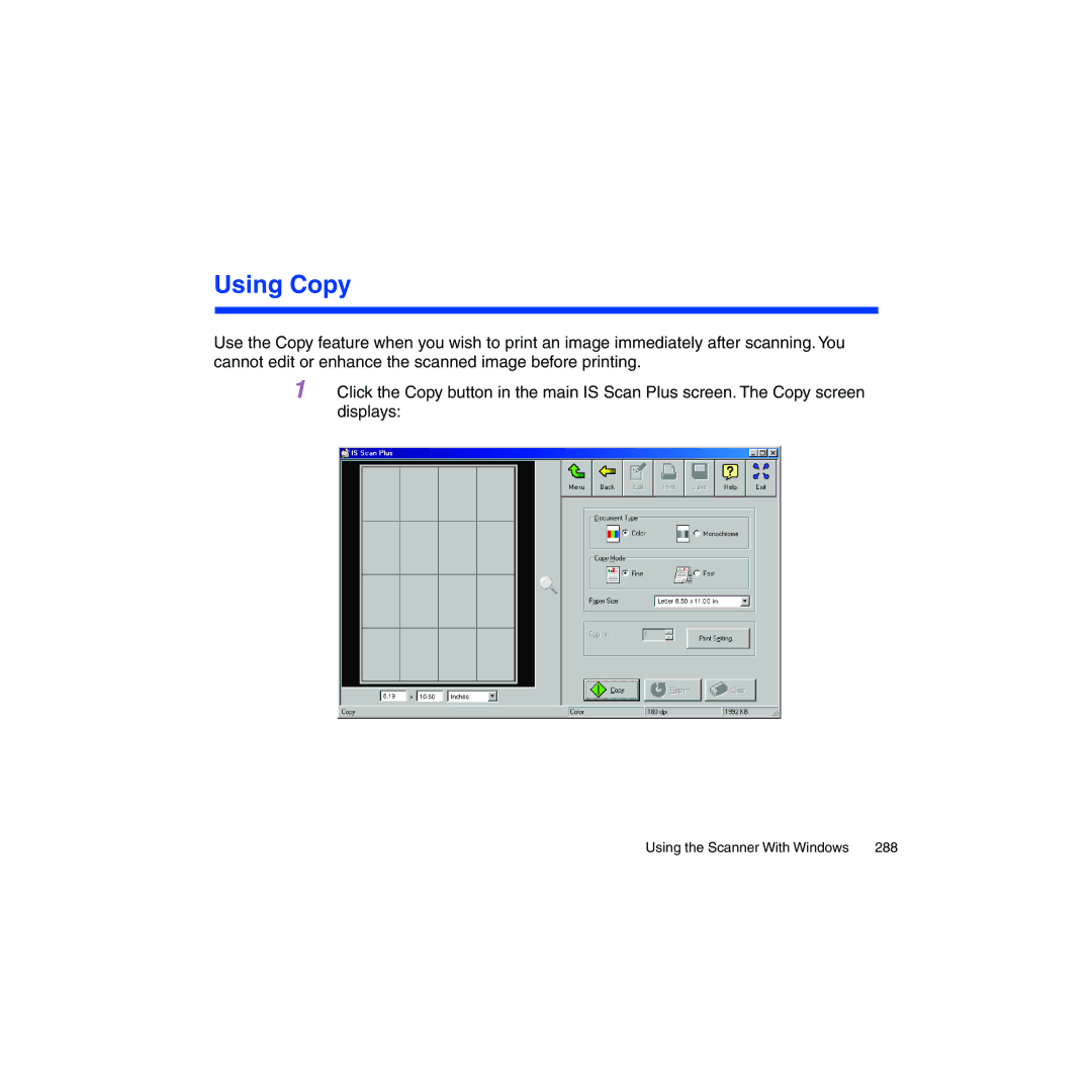 Canon BJC-2100 user manual Using Copy 