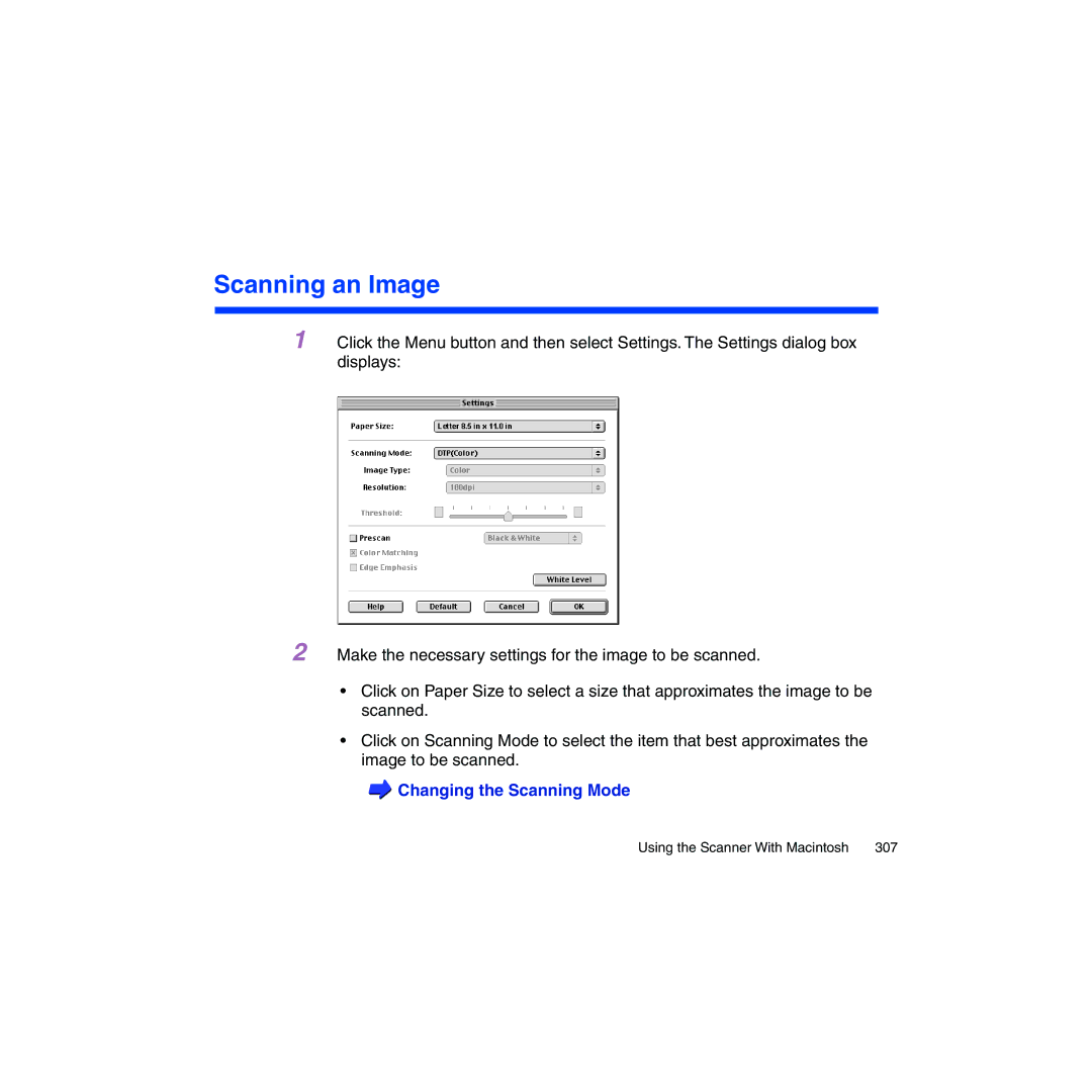 Canon BJC-2100 user manual Scanning an Image 