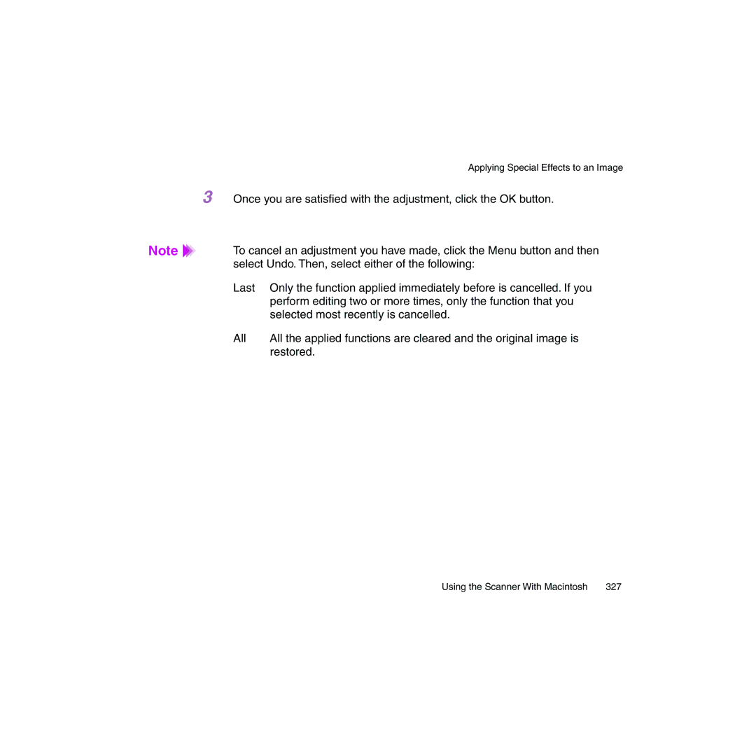 Canon BJC-2100 user manual Using the Scanner With Macintosh 327 