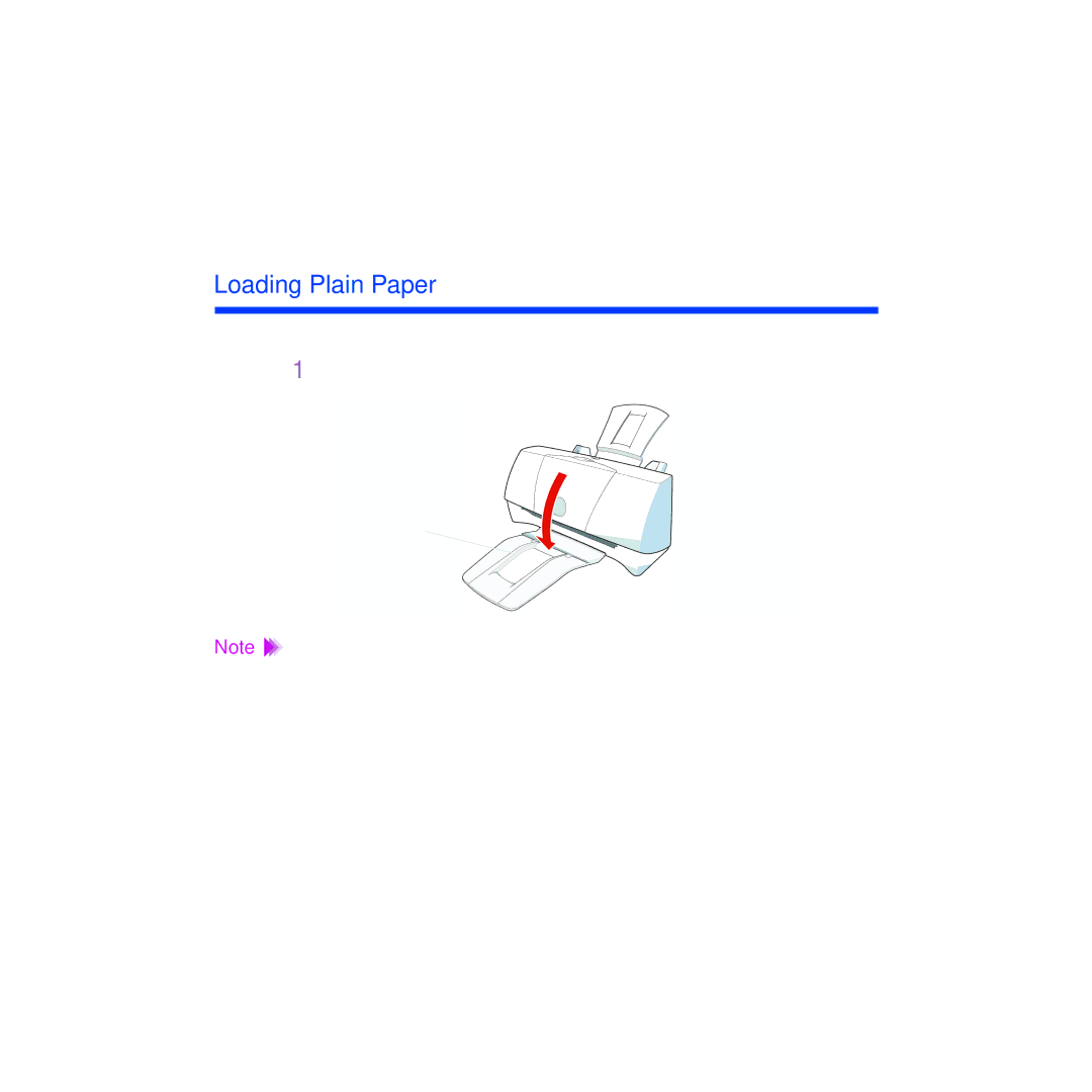 Canon BJC-2100 user manual Loading Plain Paper 