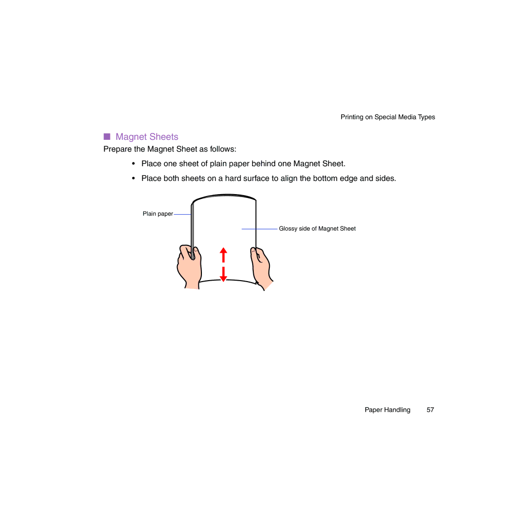 Canon BJC-2100 user manual Magnet Sheets 