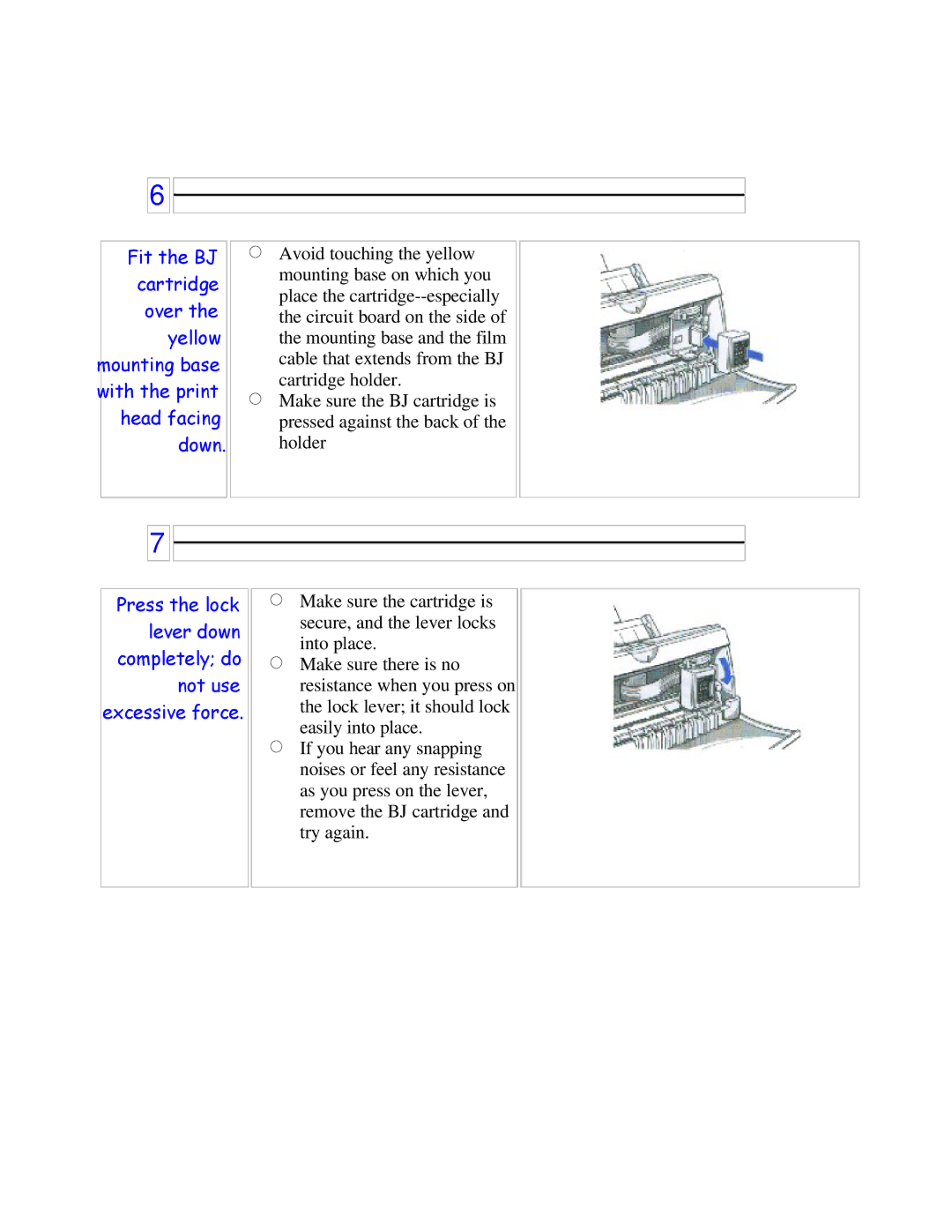 Canon BJC-250 user manual 