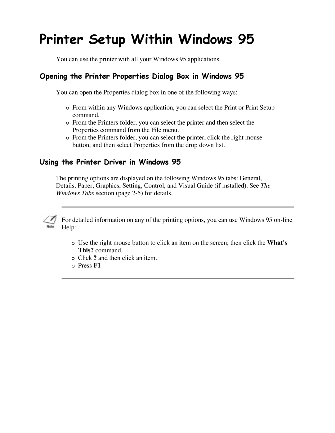 Canon BJC-4200 user manual 3ULQWHU6HWXSLWKLQLQGRZV 