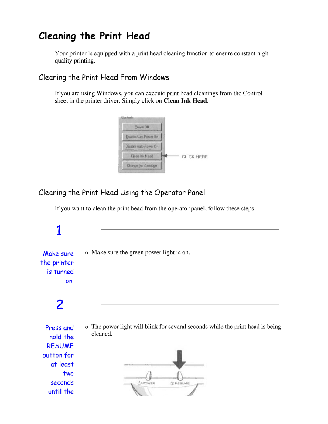 Canon BJC-4200 user manual WKH3ULQW+HDG 