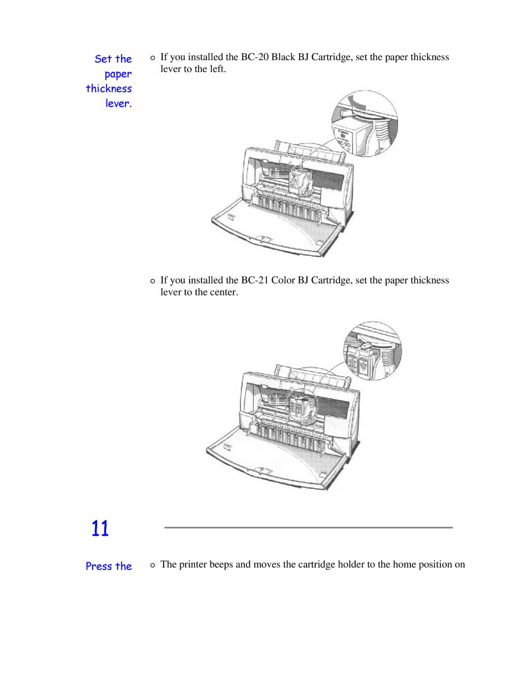 Canon BJC-4200 user manual 3UHVV WKH 