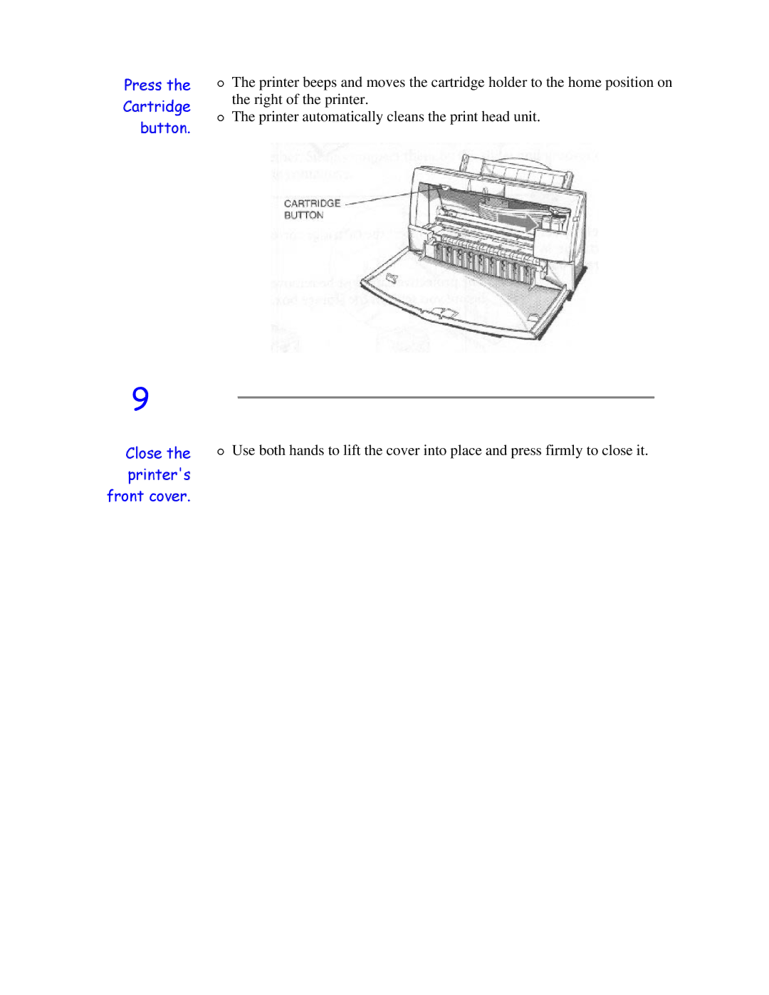 Canon BJC-4200 user manual Iurqw&OrvhsulqwhuFryhuwkhv 