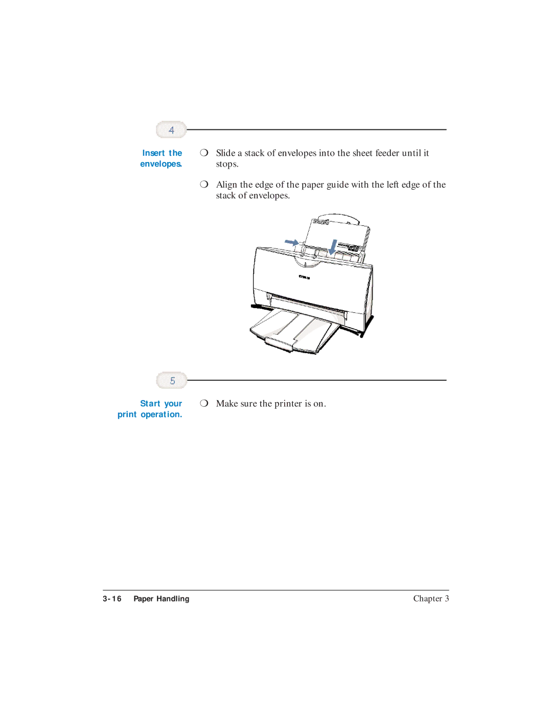 Canon BJC-4400 user manual Make sure the printer is on 