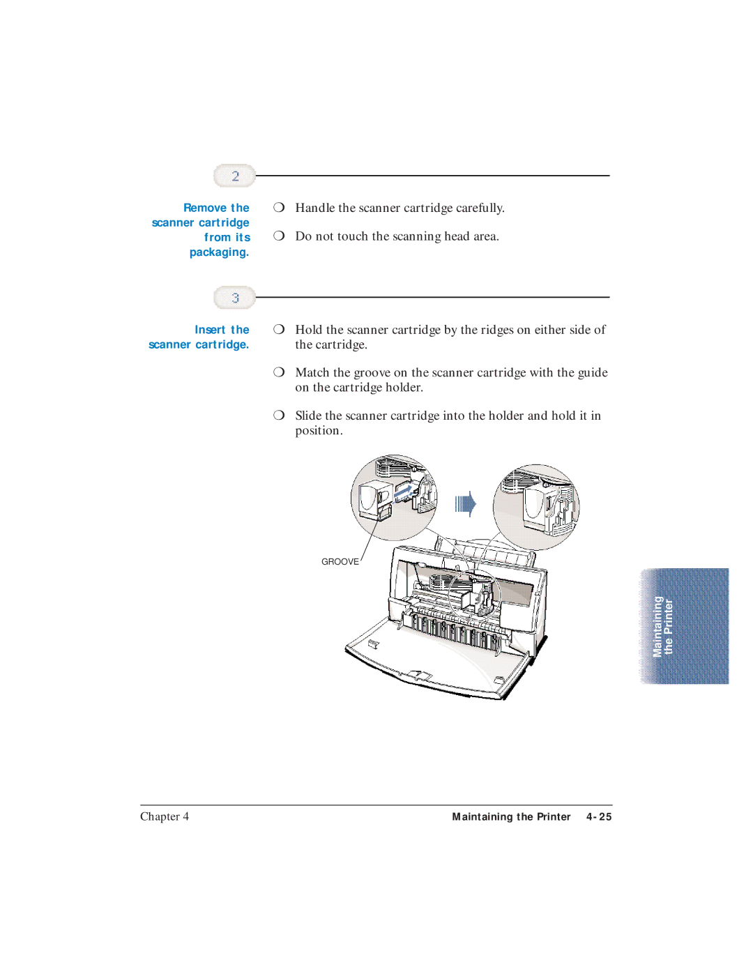 Canon BJC-4400 user manual From its, Packaging Insert 