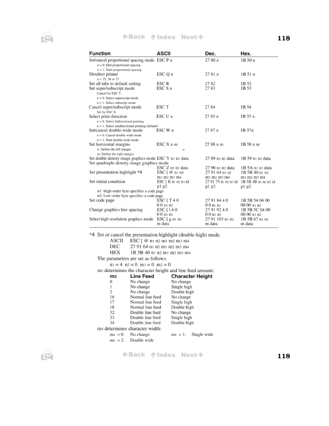 Canon BJC-50 user manual 118 