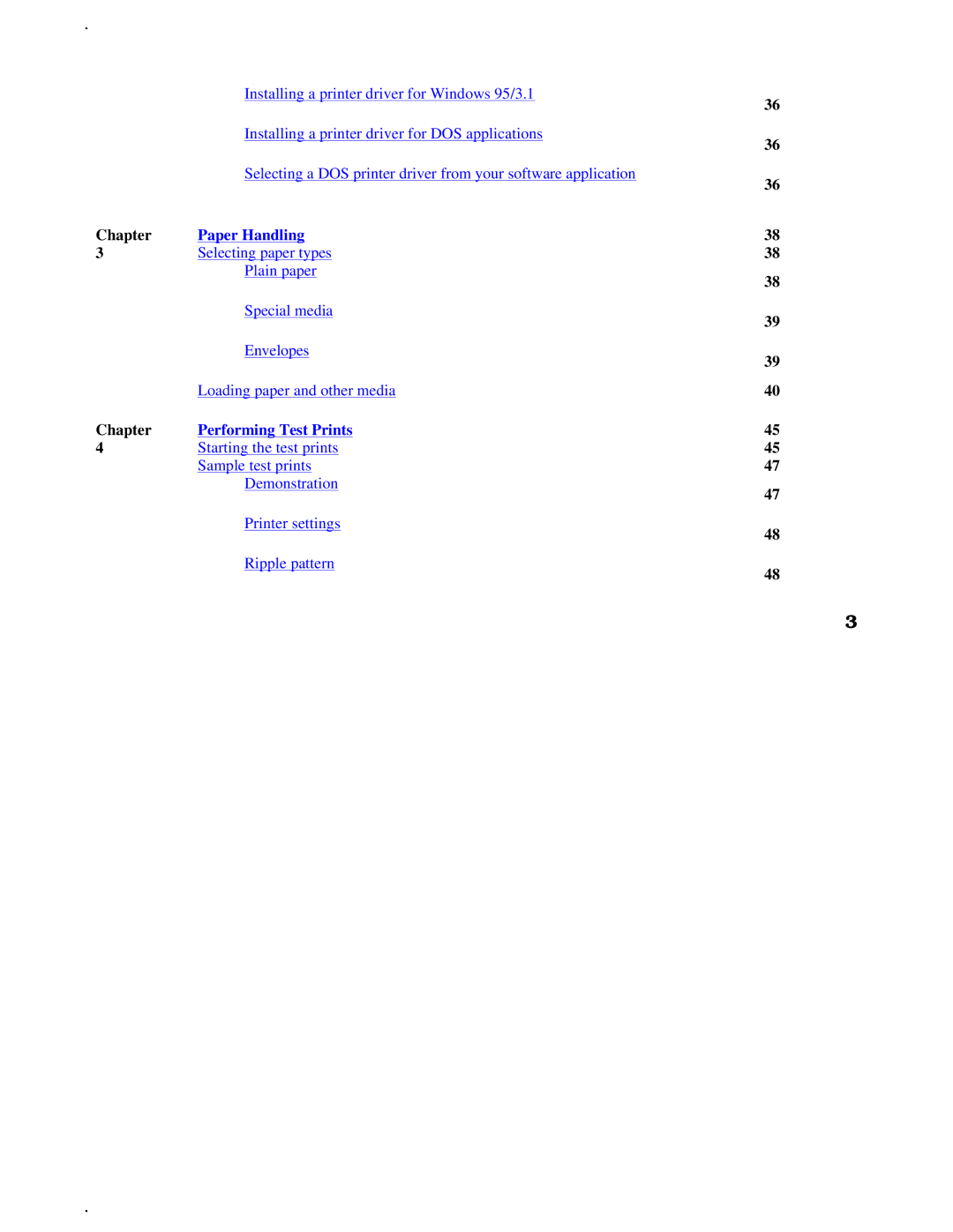 Canon BJC-50 user manual Installing a printer driver for Windows 95/3.1 