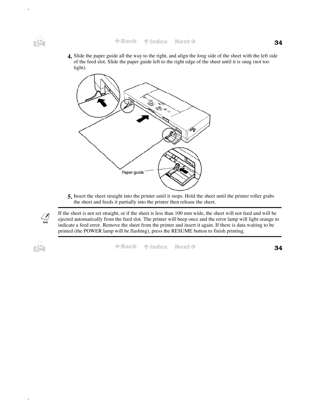 Canon BJC-50 user manual 