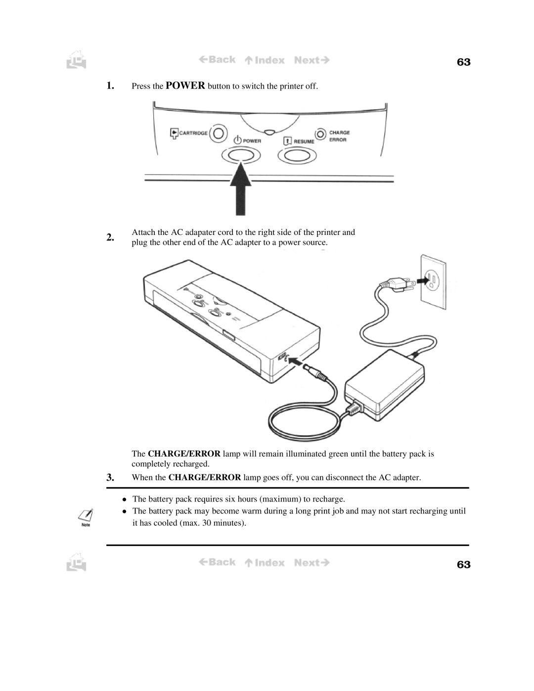 Canon BJC-50 user manual 