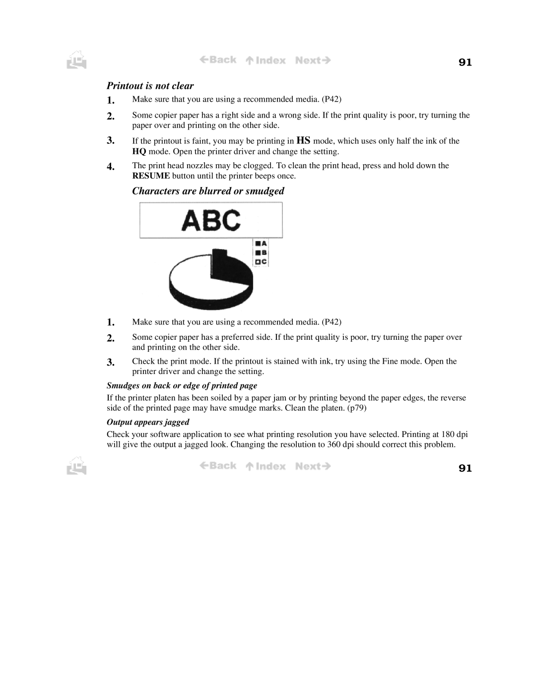 Canon BJC-50 user manual 