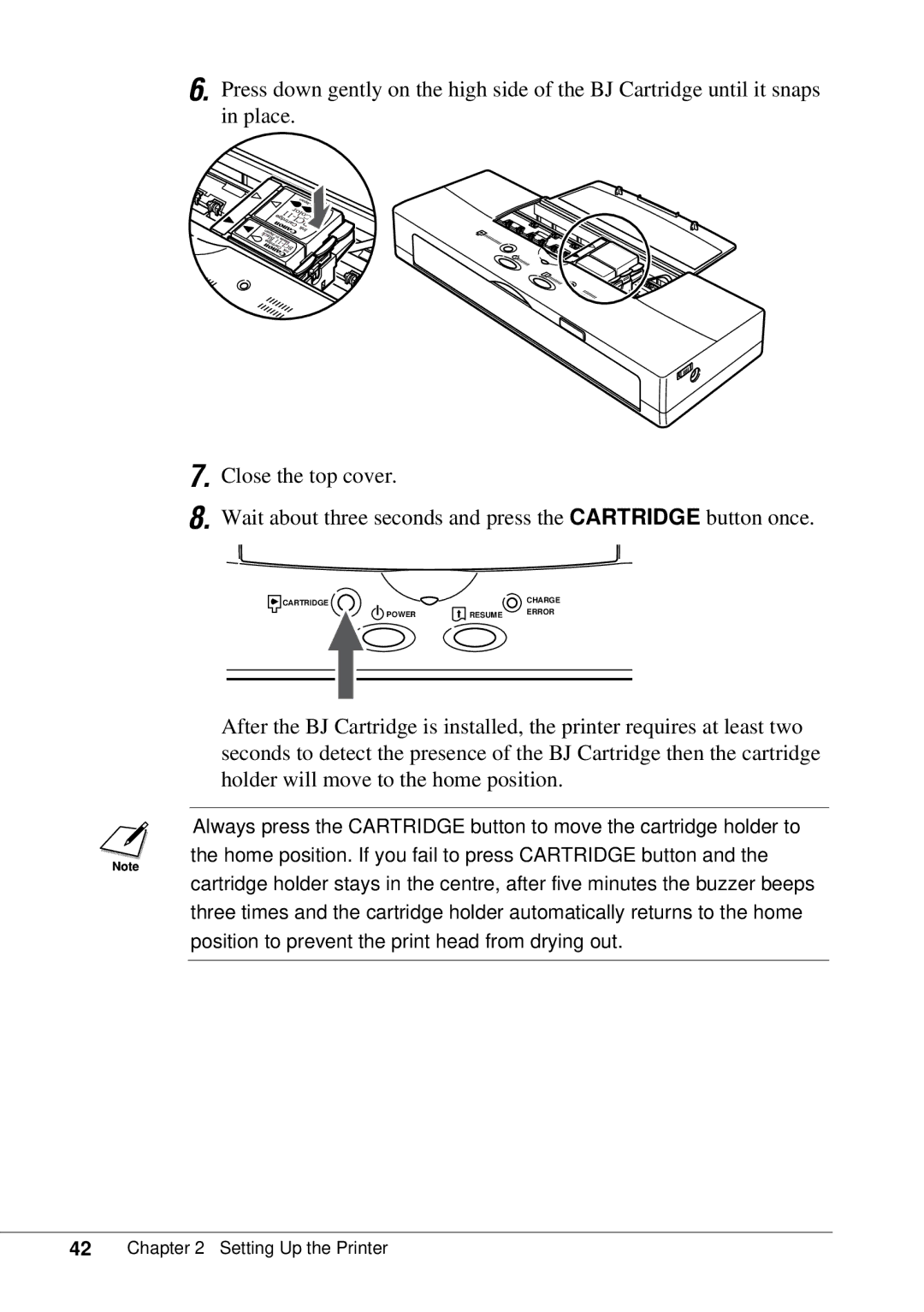 Canon BJC-55 user manual Cartridge 