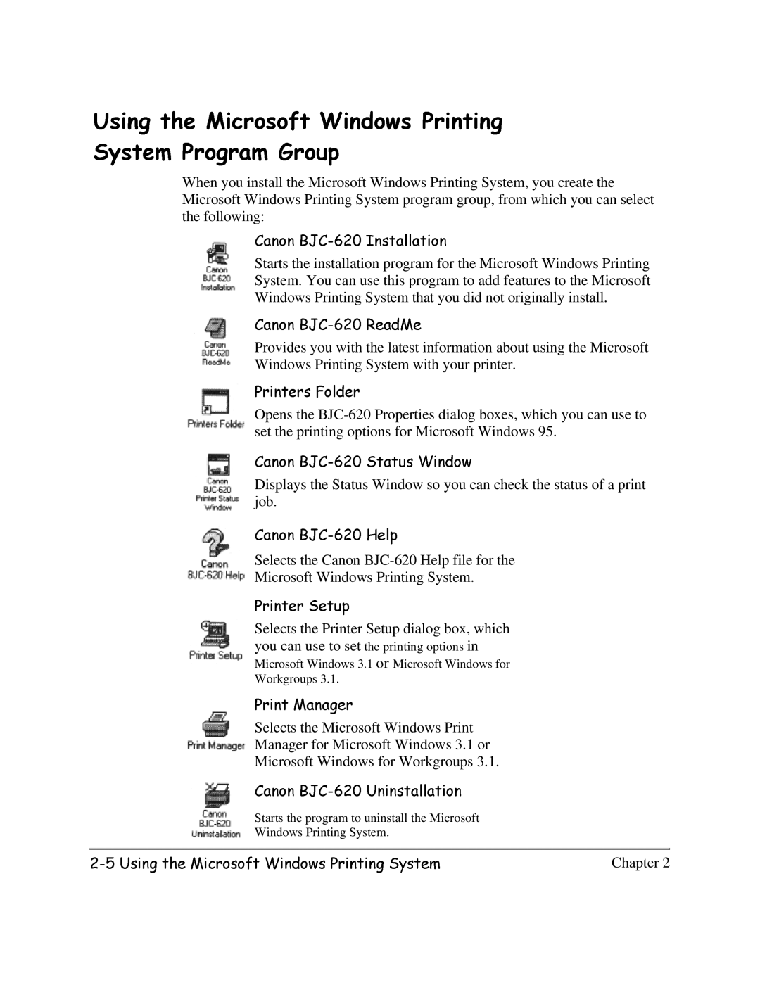 Canon BJC-620 user manual DQRQ%job. -&+HOS 