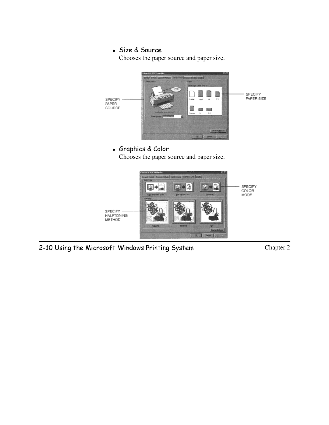 Canon BJC-620 user manual 6LH6RXUFH 