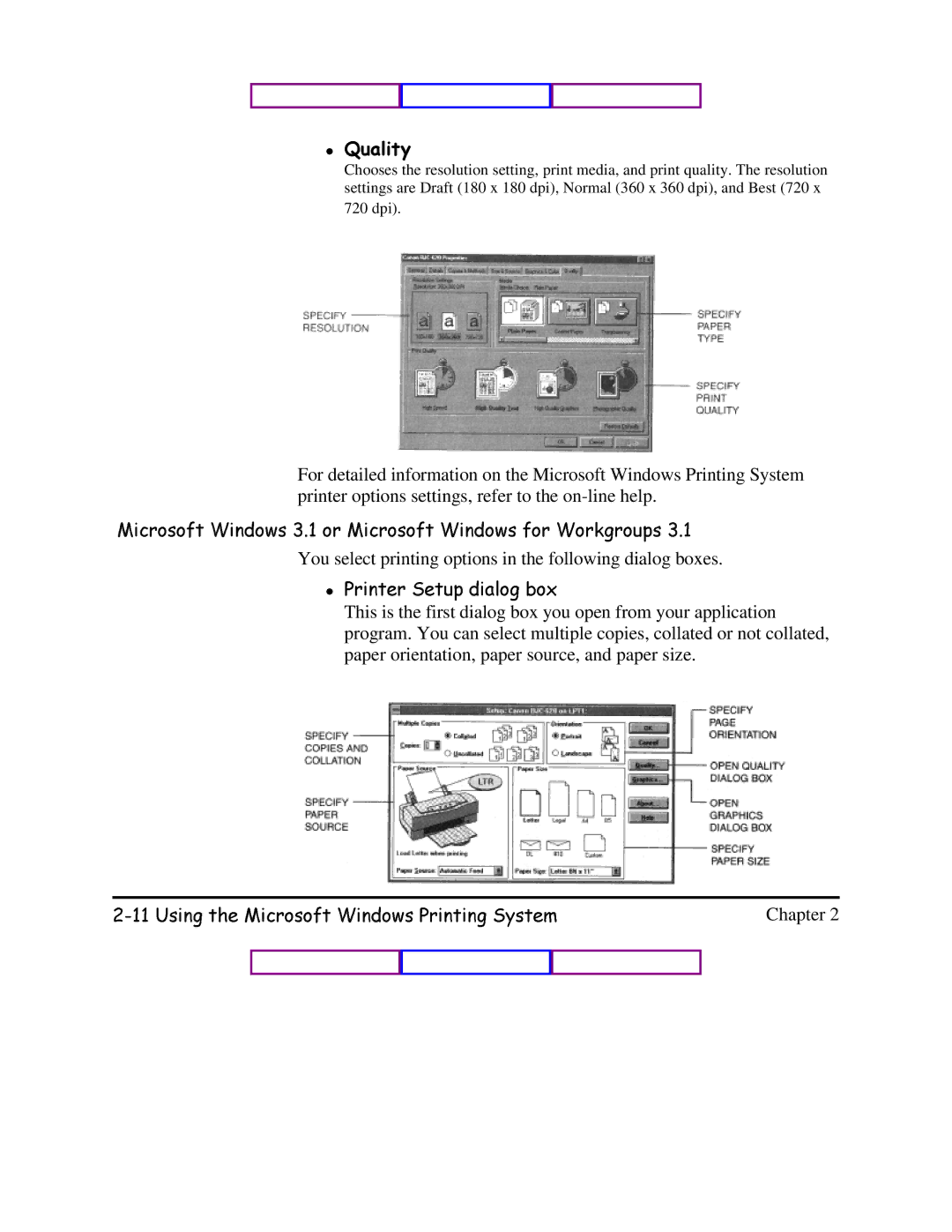 Canon BJC-620 user manual 4XDOLW 