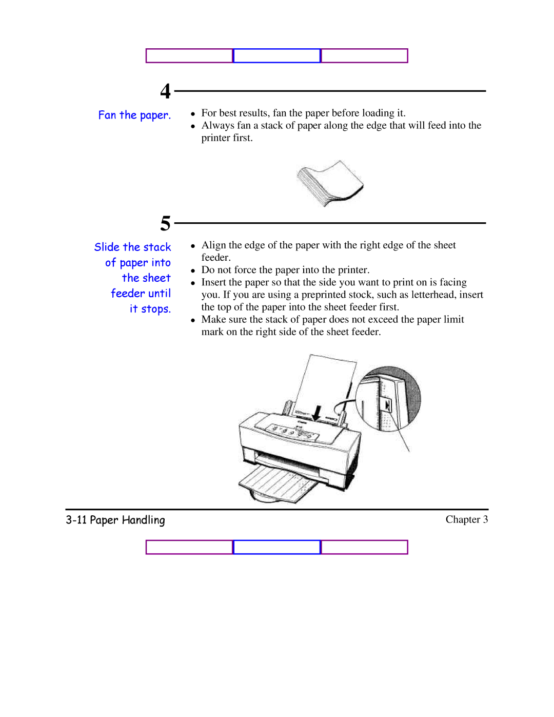 Canon BJC-620 user manual DQWKHSDSHU4 