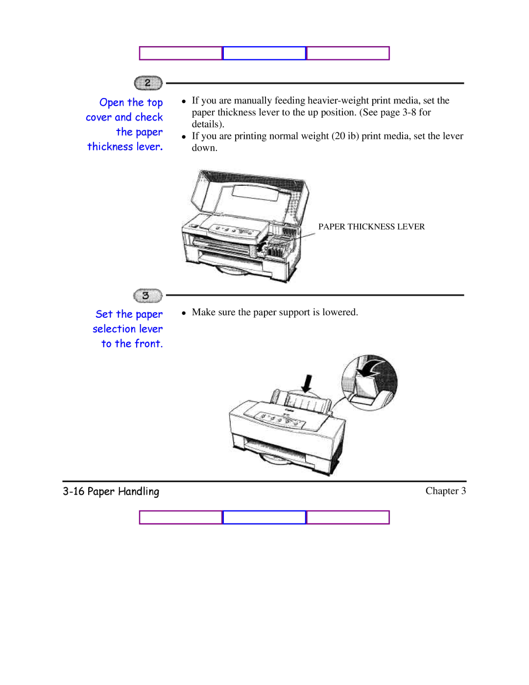 Canon BJC-620 user manual VHOHFWLRQ6HWWRWKHIURQWSDSOHYHU 