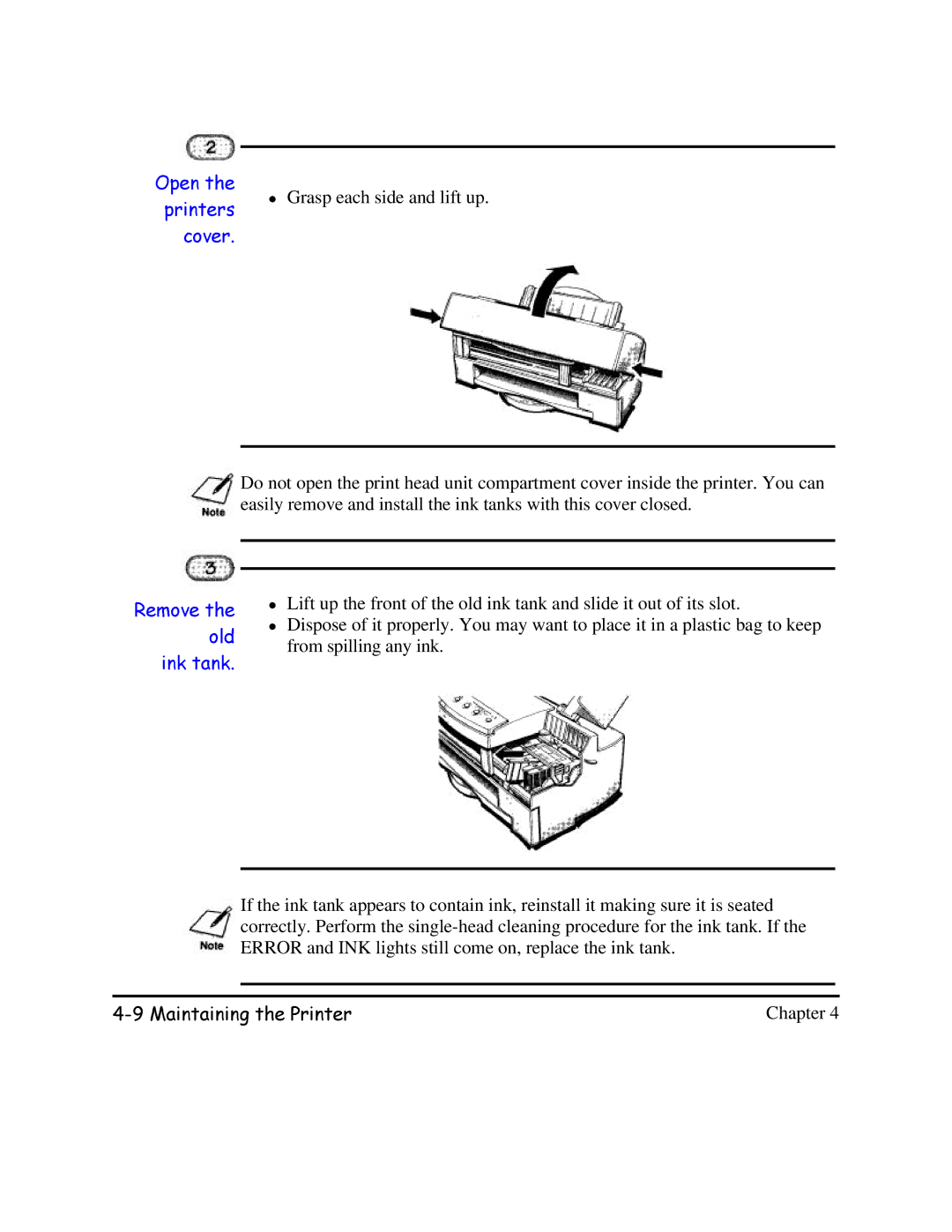 Canon BJC-620 user manual 2SHQWKH 