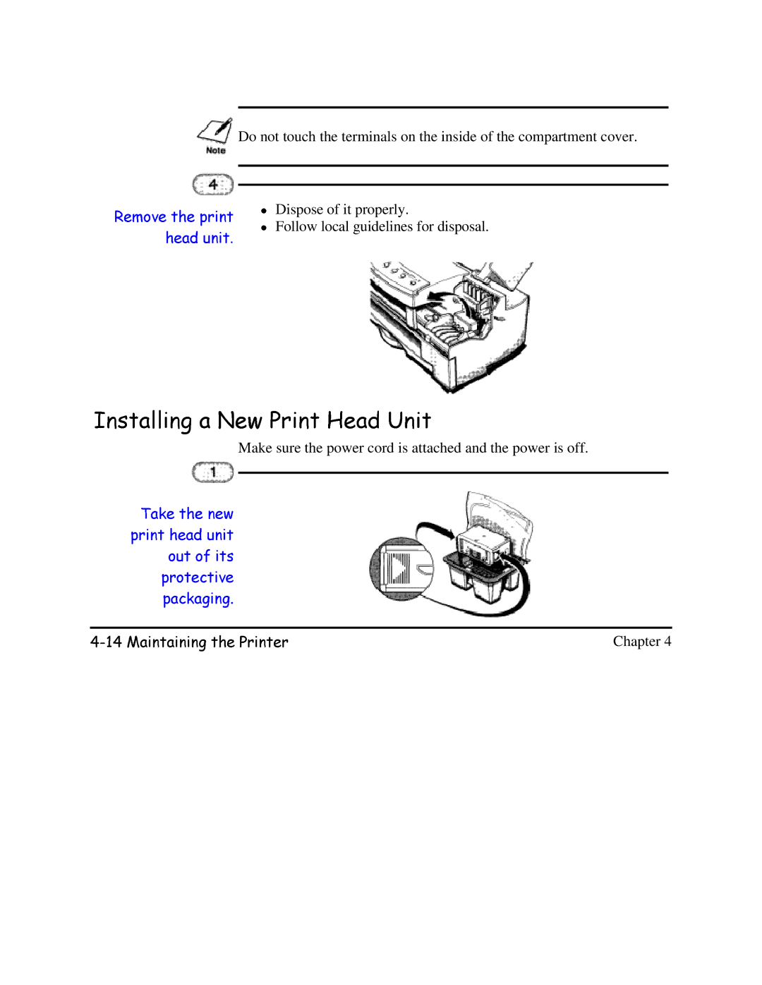 Canon BJC-620 user manual Dispose of it properly 