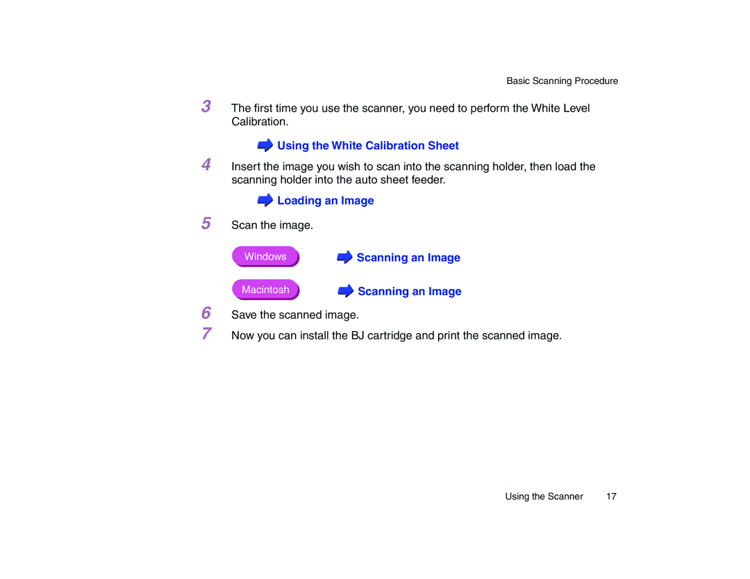 Canon BJC-85 manual Loading an Image 