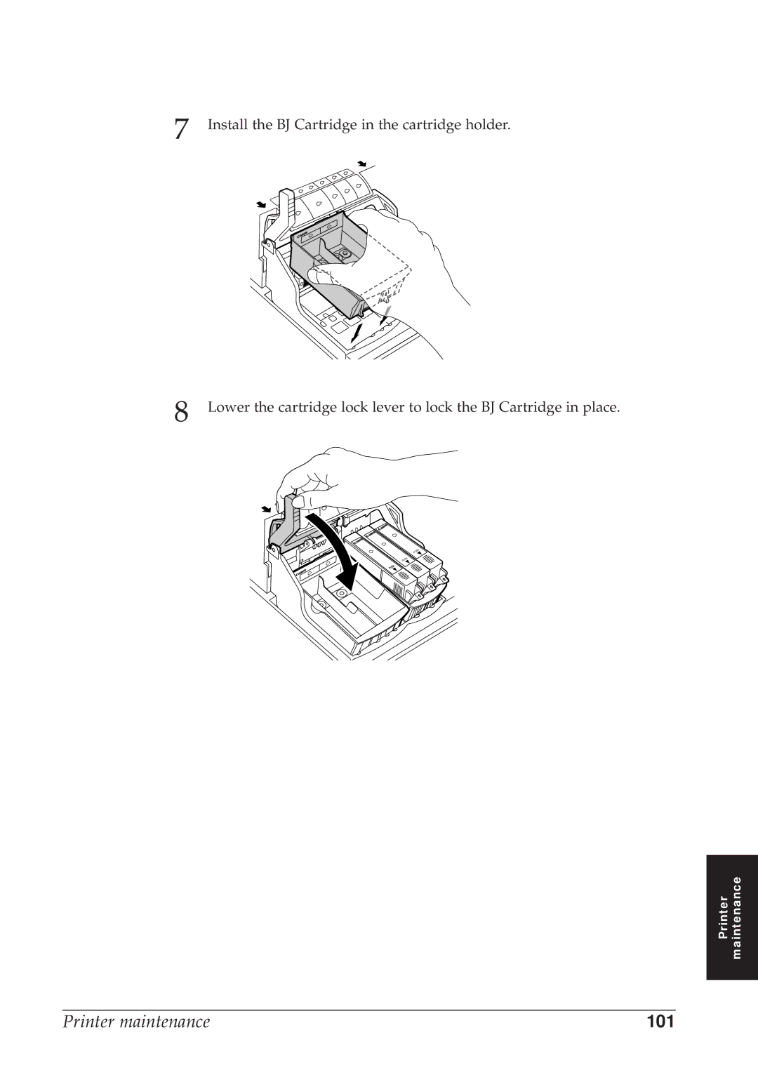 Canon BJC-8500 user manual 101 