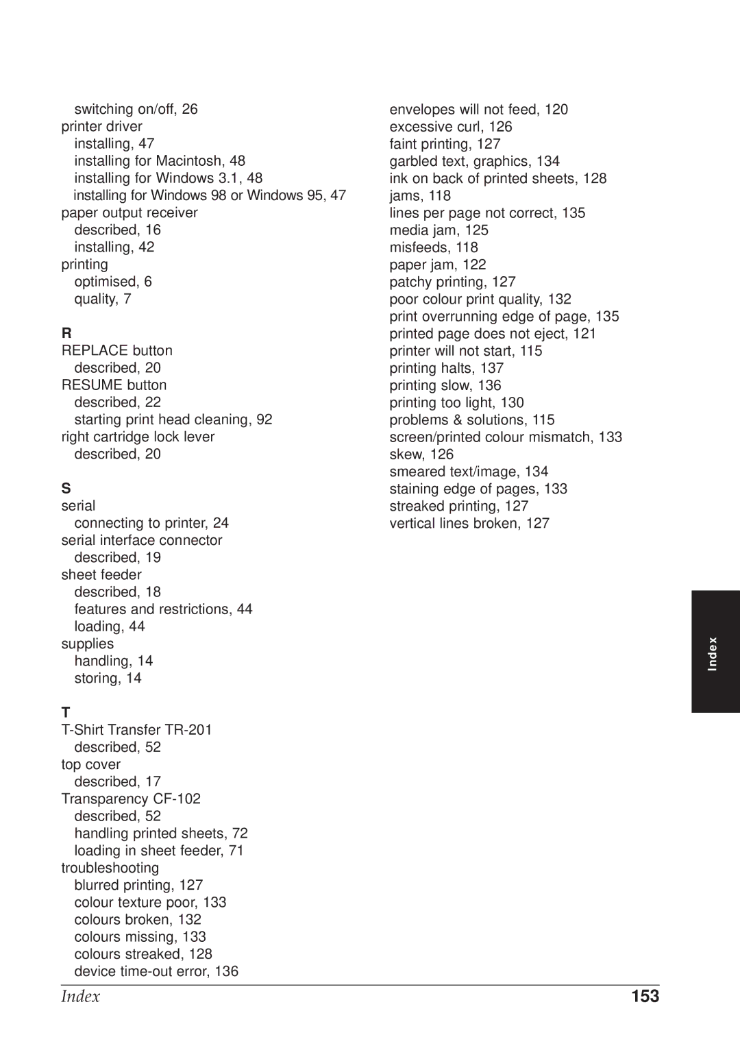 Canon BJC-8500 user manual 153 