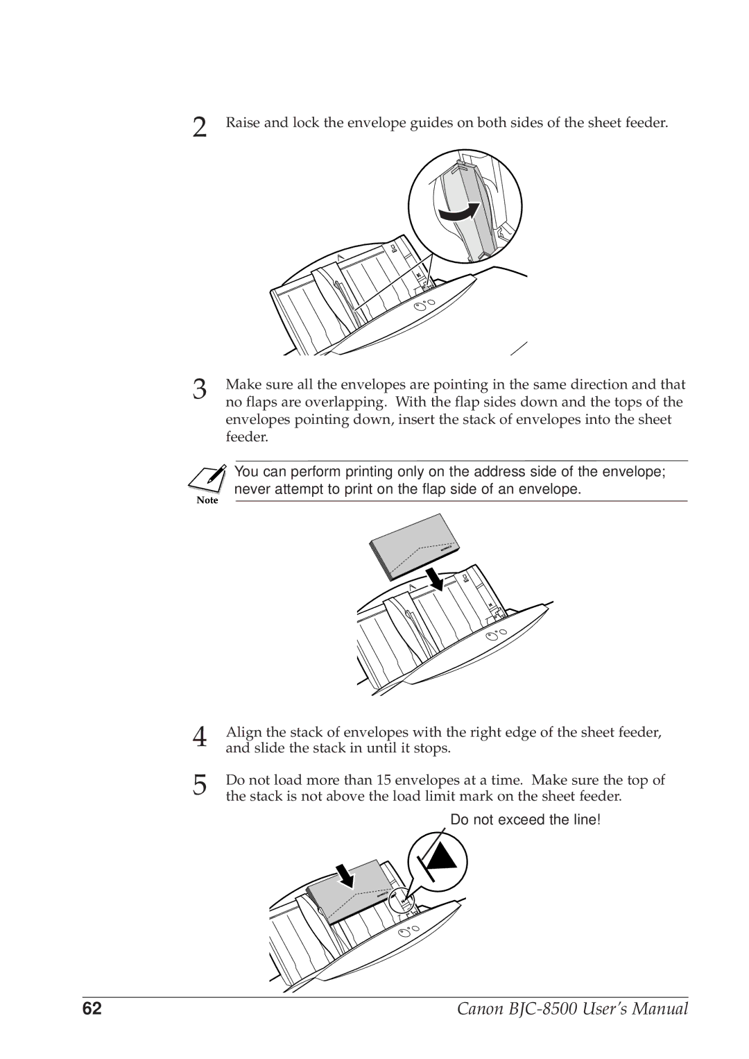 Canon BJC-8500 user manual 